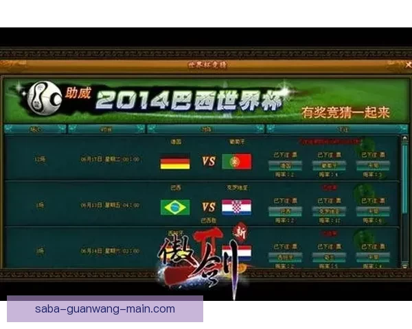 世界杯竞猜网站大全权威指南最新安全平台推荐与玩法策略解析